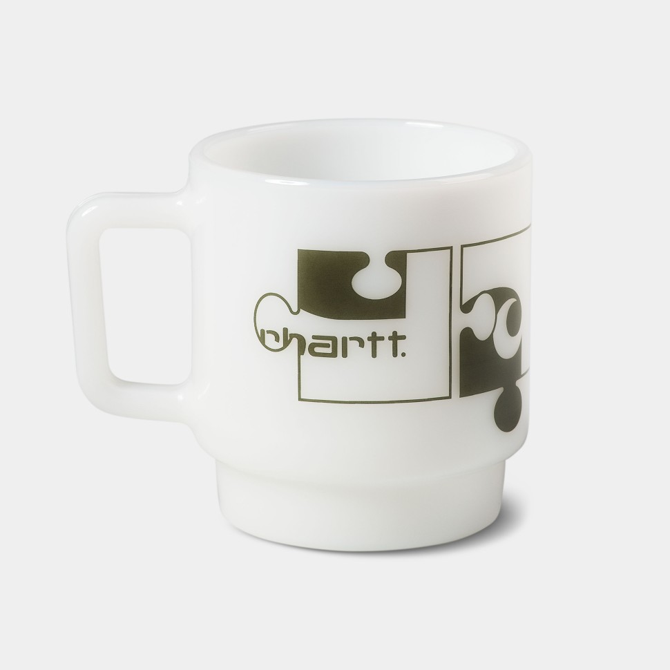 Кружка CARHARTT WIP Assemble Glass Mug White/Plant 4064958712855, размер O/S - фото 2