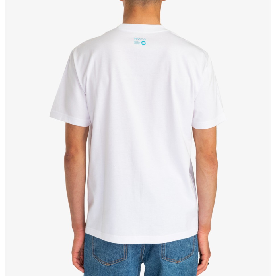 Футболка RVCA Sage Floral Ss Tee White фото 2