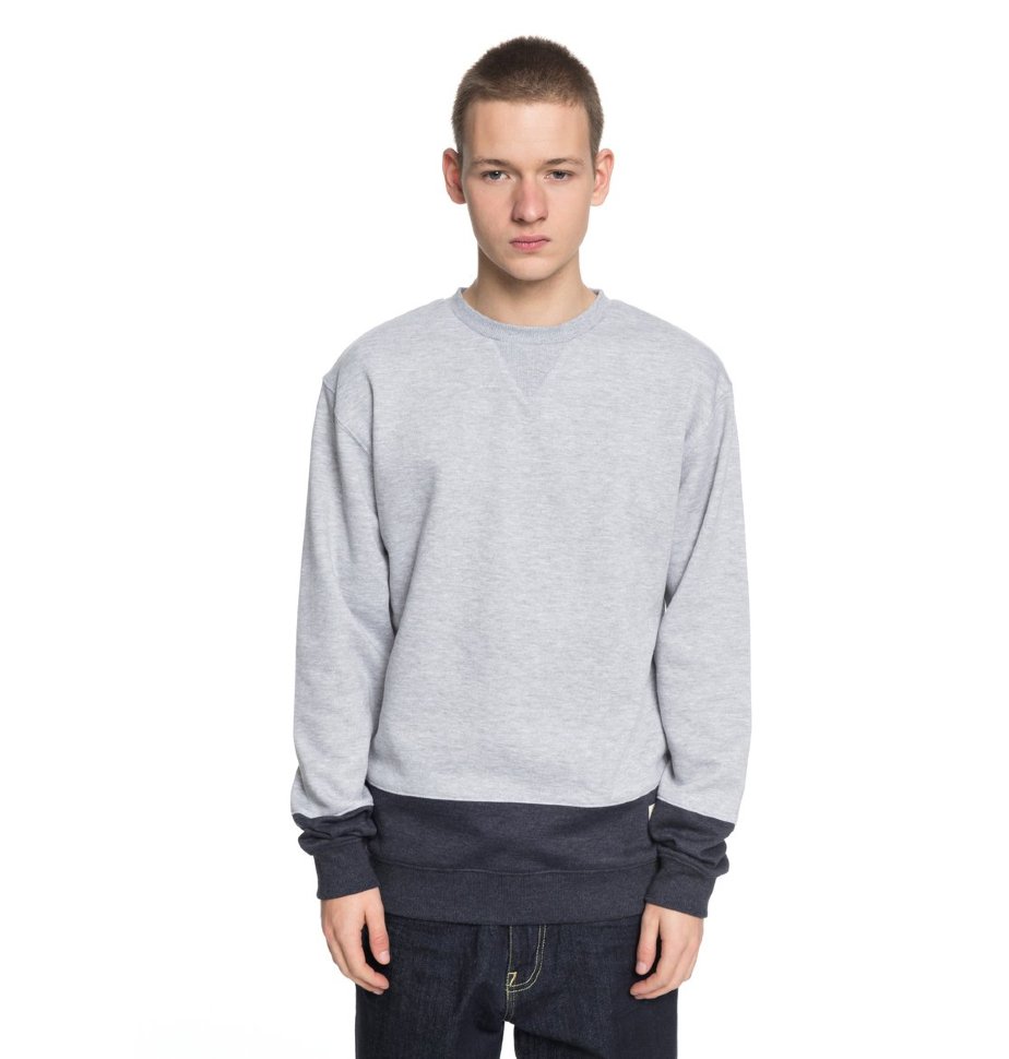 

Джемпер мужской DC SHOES Rebel Lo Block  Grey Heather, Серый, Rebel Lo Block M