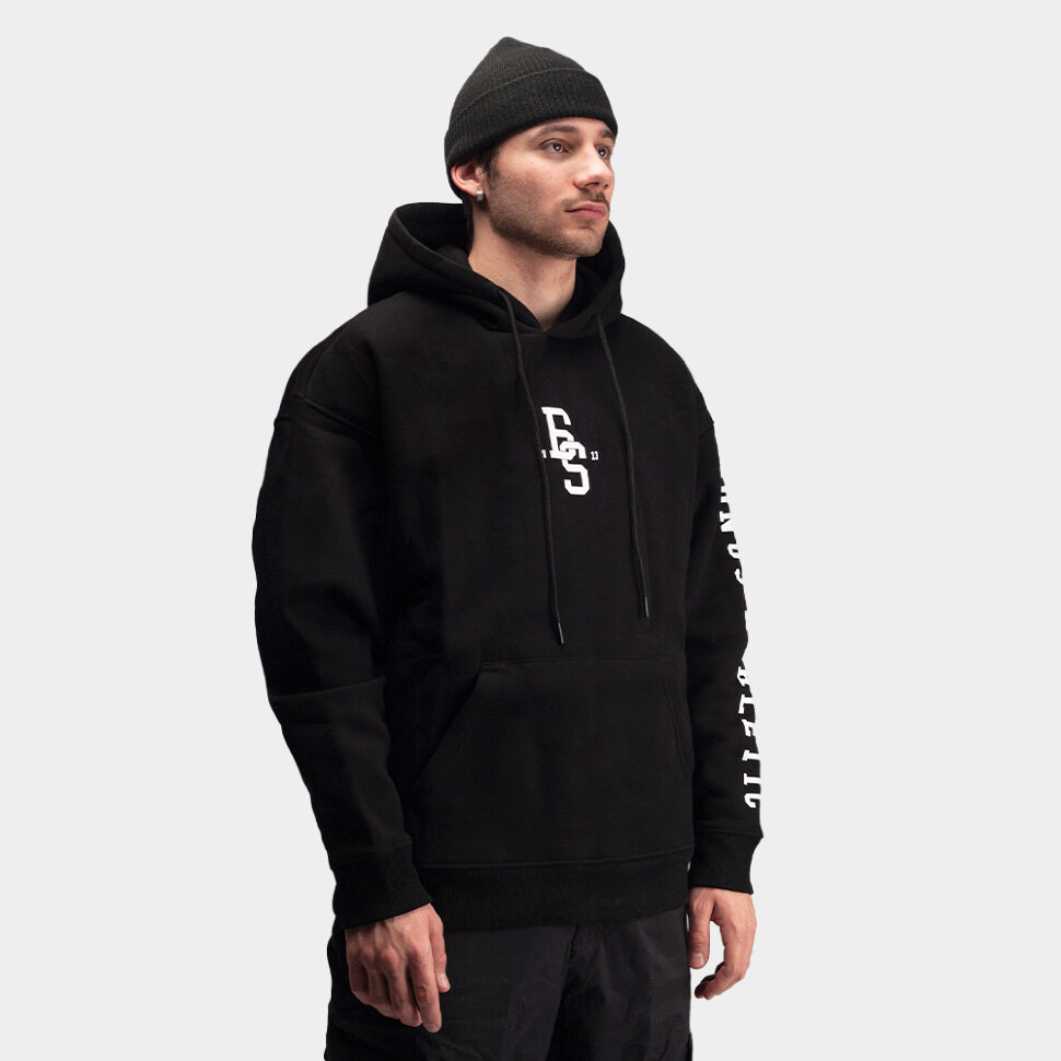 Толстовка с капюшоном BONUS Crew Hoodie Black 2022 1111111110027