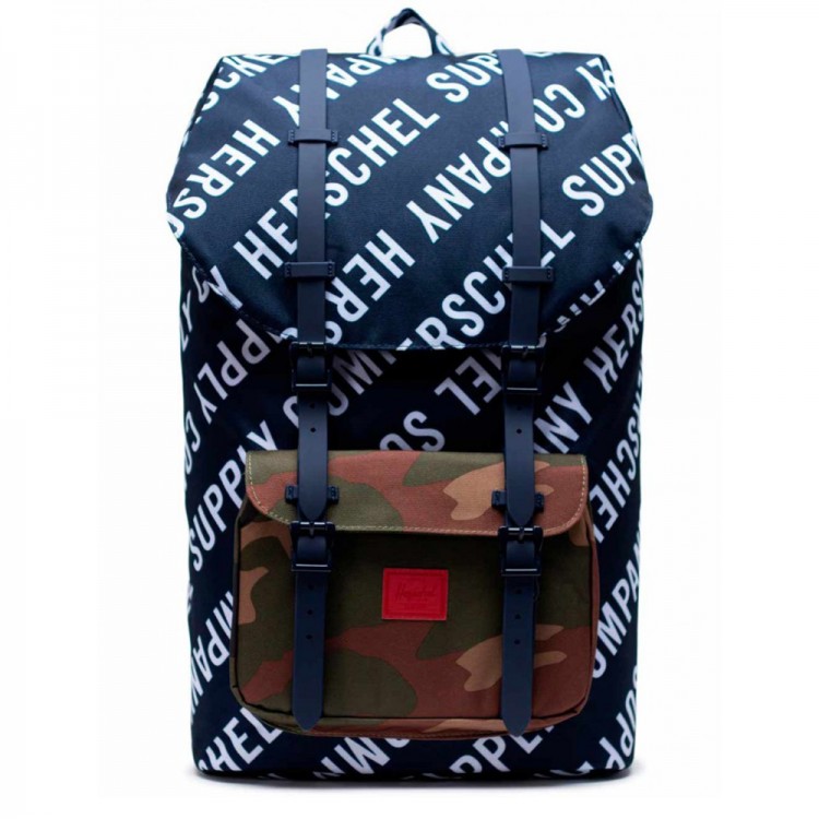 Рюкзак HERSCHEL Herschel Little America Roll Call Peacoat/Woodland Camo 25L 2020, фото 2