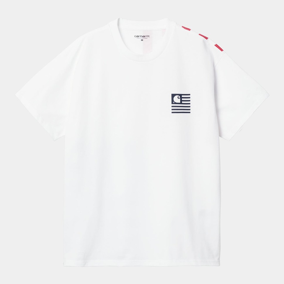 Футболка CARHARTT WIP S/S Coast State T-Shirt White