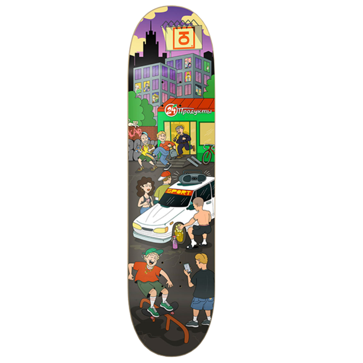 Дека для скейтборда ЮНИОН Megapolis 7.5 дюймов Мультицвет 2021, фото 1