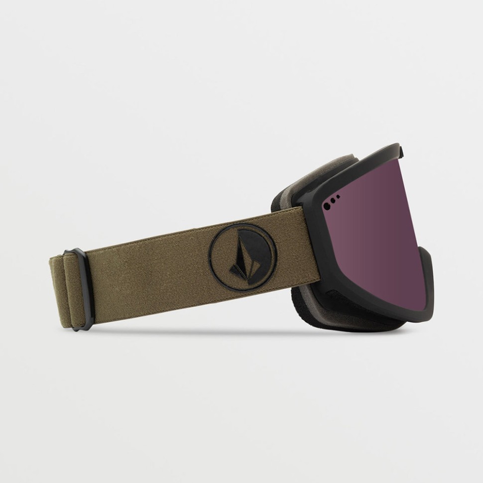 фото Маска горнолыжная volcom footprints military/black light bronze 2024