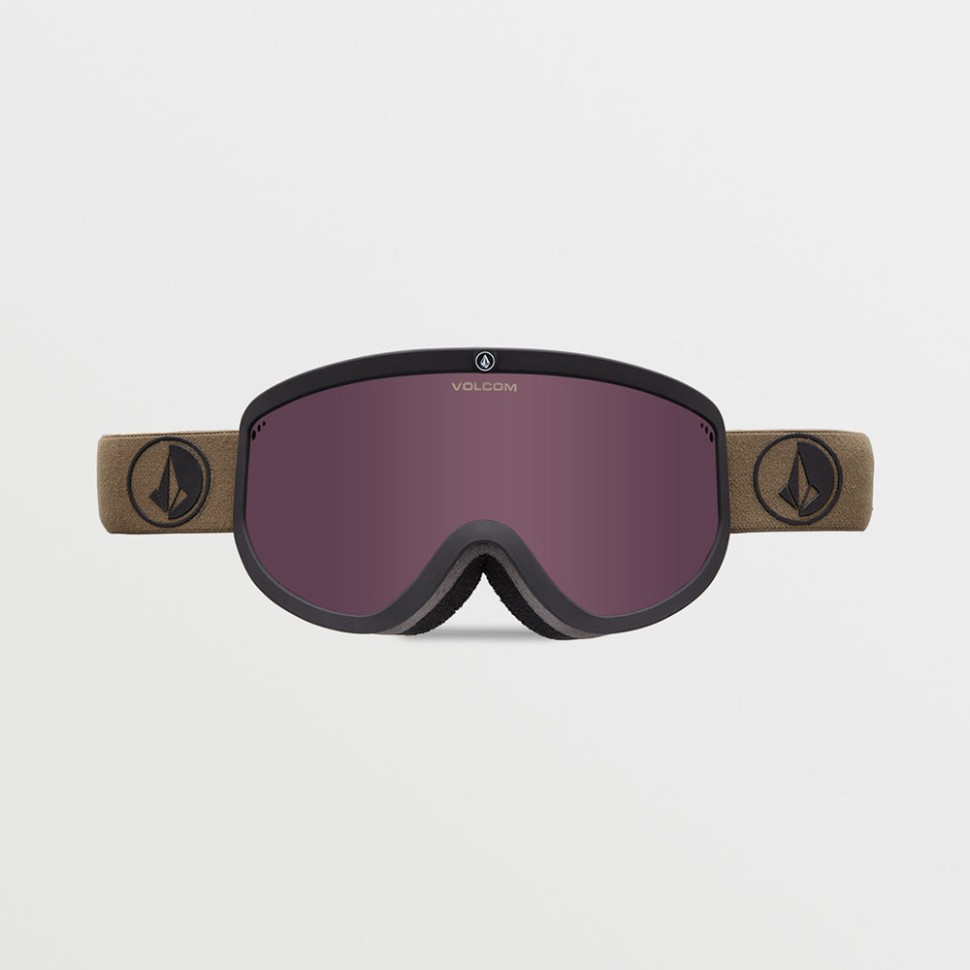 фото Маска горнолыжная volcom footprints military/black light bronze 2024