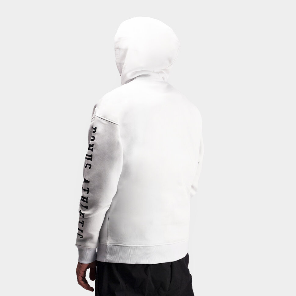 Толстовка с капюшоном BONUS Crew Hoodie White 2022 1111111110065 - фото 2