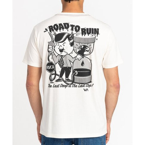 Футболка RVCA Road To Ruin Antique White 2022 фото 2