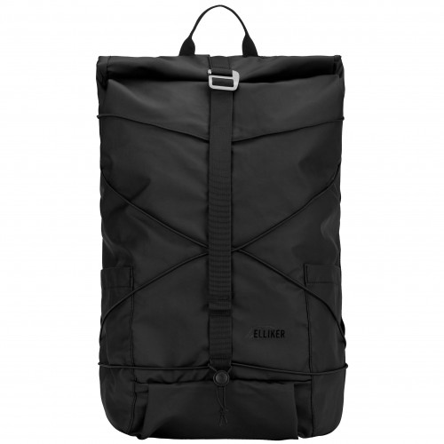 Рюкзак ELLIKER Dayle Roll Top Backpack Black 2023, фото 1