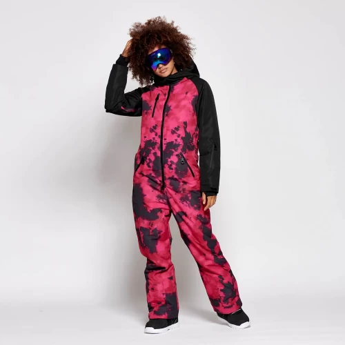 Комбинезон горнолыжный женский ONESKEE Original Pro X Pink/Black 2023, фото 1