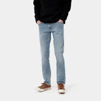 Джинсы CARHARTT WIP Rebel Pant Slim Blue Light Used Wash 2021 Джинсы CARHARTT WIP Rebel Pant Slim Blue Light Used Wash 2021