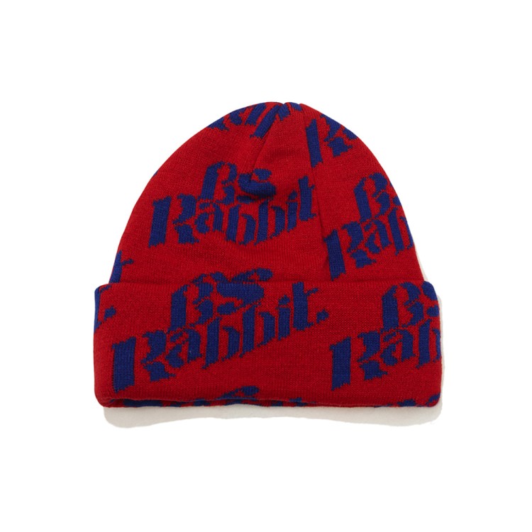 Шапка BSRABBIT Bs Pat Beanie Red Free 2023, фото 1