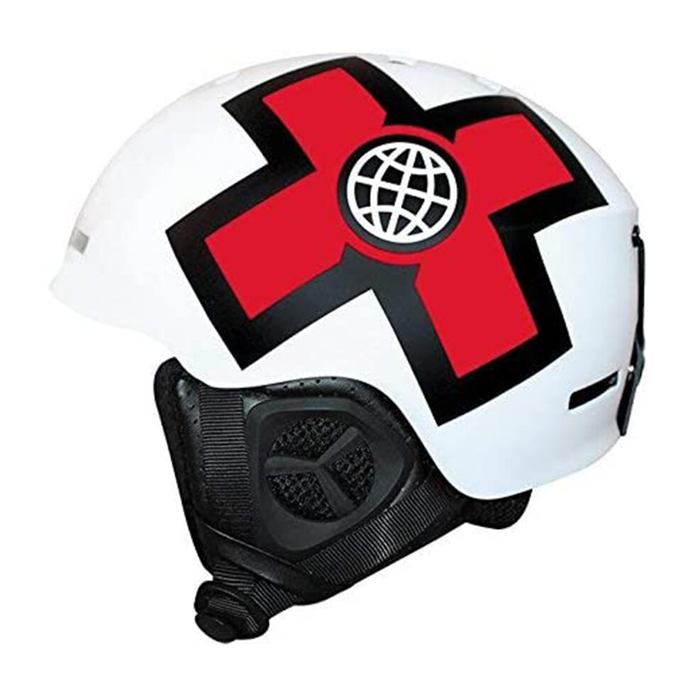 Шлем горнолыжный PRO SURF Xgames White/Red  2021 3760249421079, размер M - фото 1