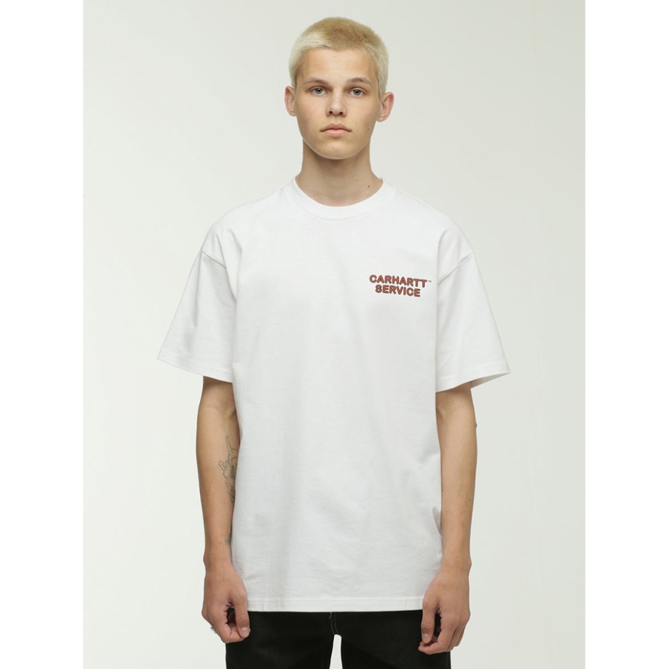 Футболка CARHARTT WIP S/S Car Repair T-Shirt White фото 3