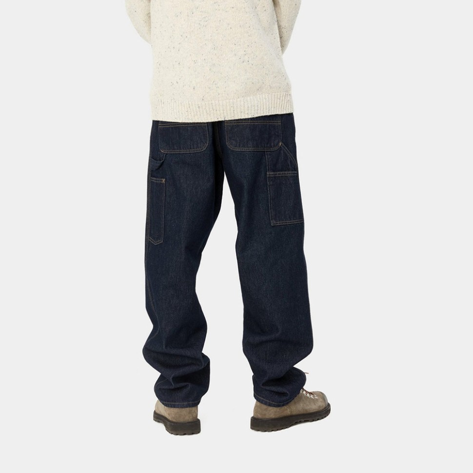Джинсы CARHARTT WIP Single Knee Pant Blue (Rinsed) фото 4