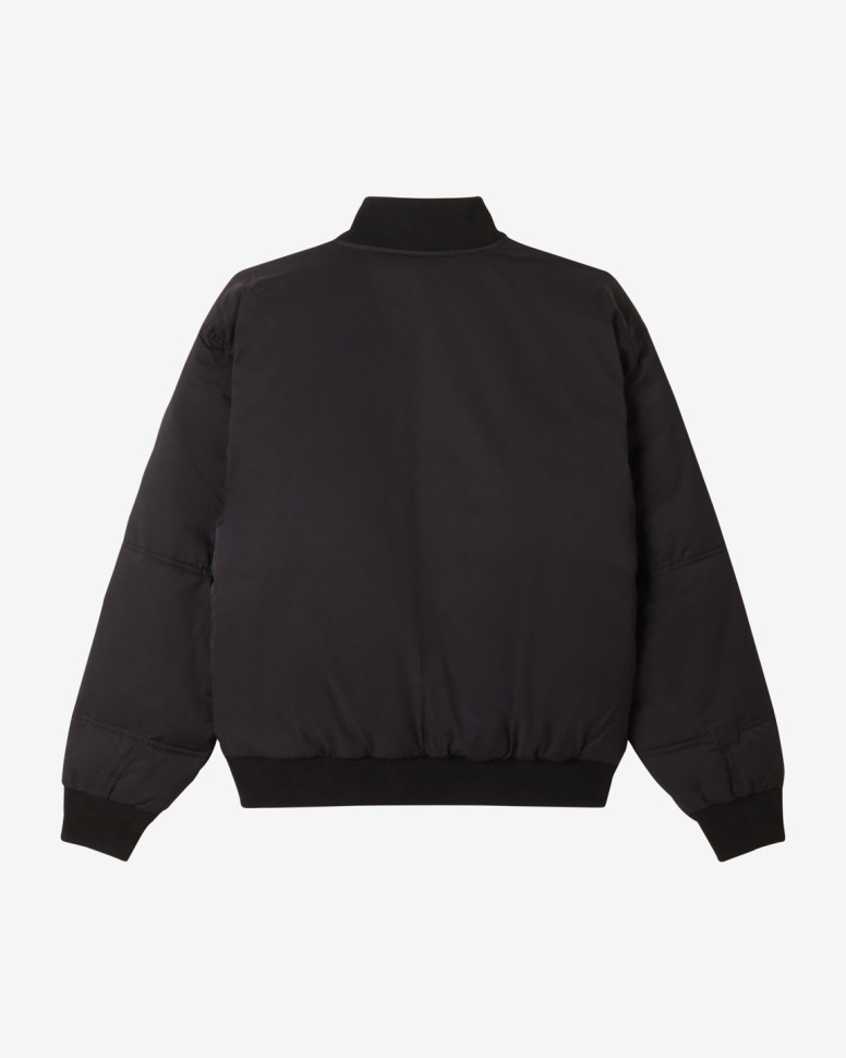 Бомбер OBEY Obey Flight Bomber FW25 Black фото 2