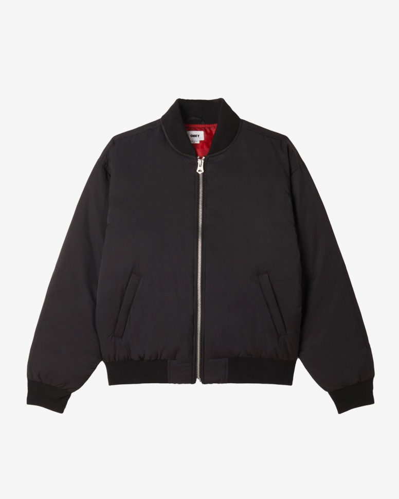 OBEY Obey Flight Bomber FW25 Black ridestep