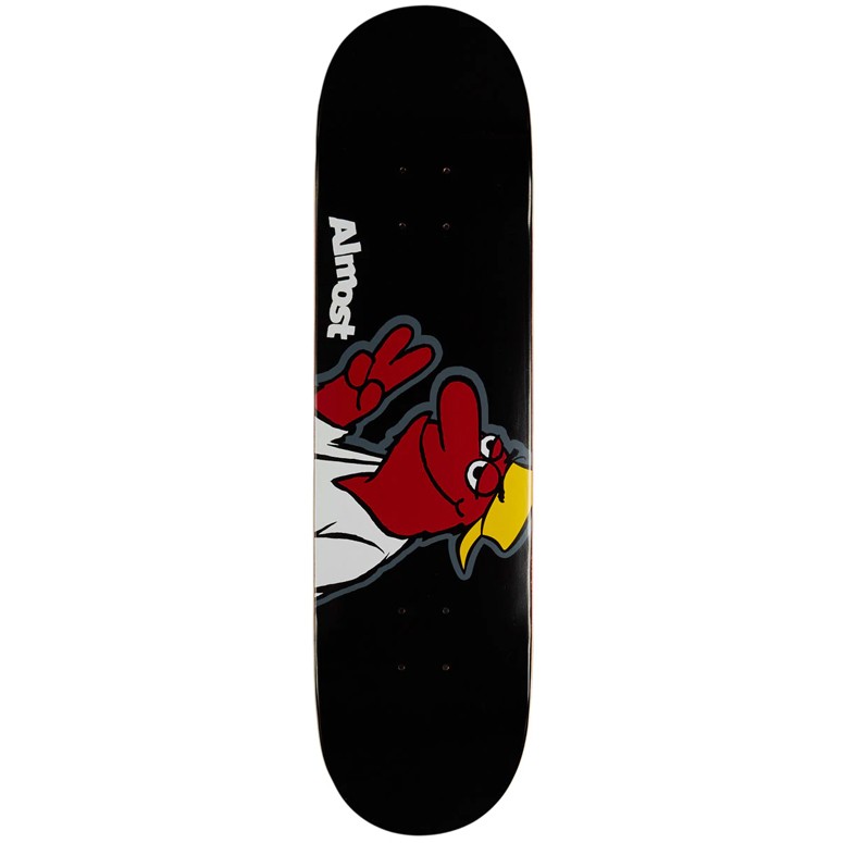 Дека для скейтборда ALMOST Red Head Hyb Black 8.125 дюйм 2022 194521070953 - фото 1