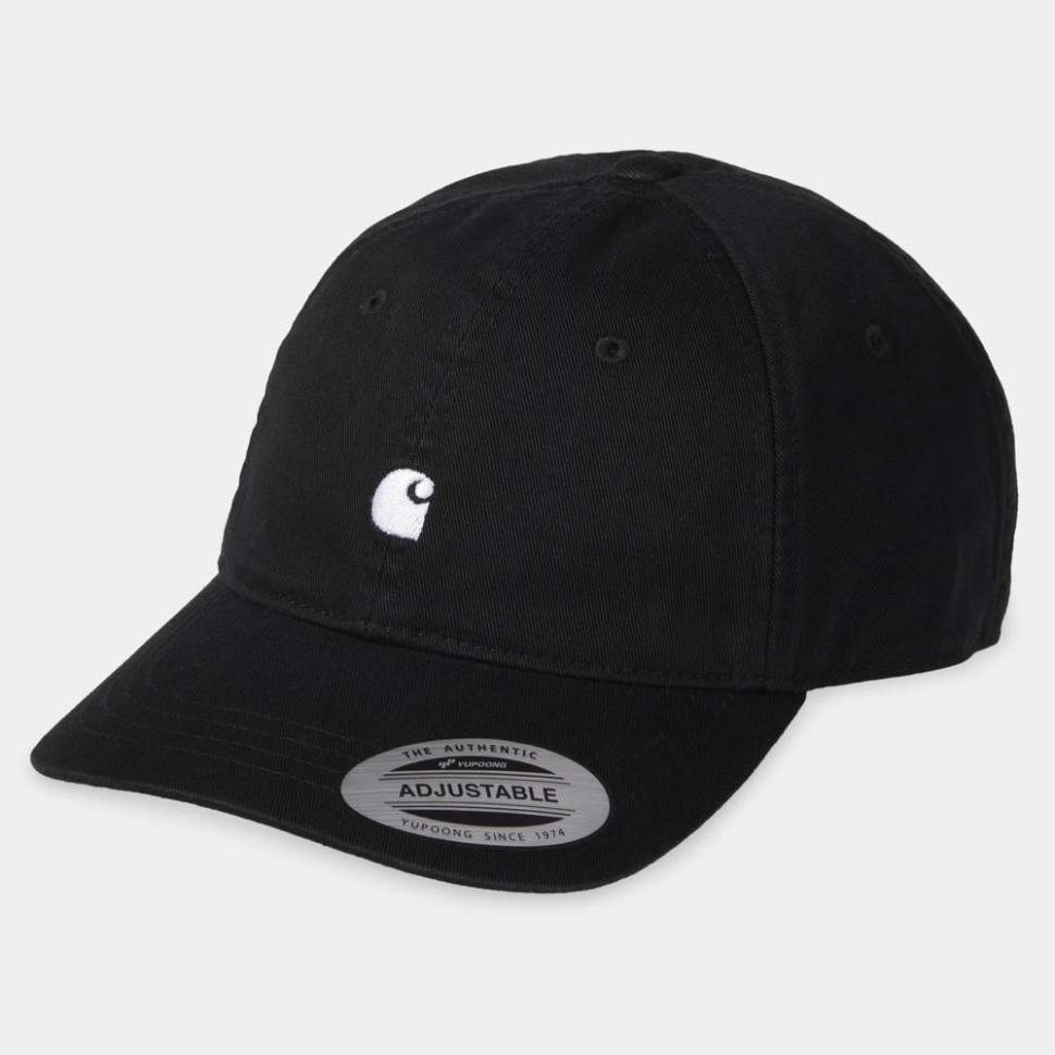 Кепка CARHARTT WIP Madison Logo Cap Black / Wax 2023