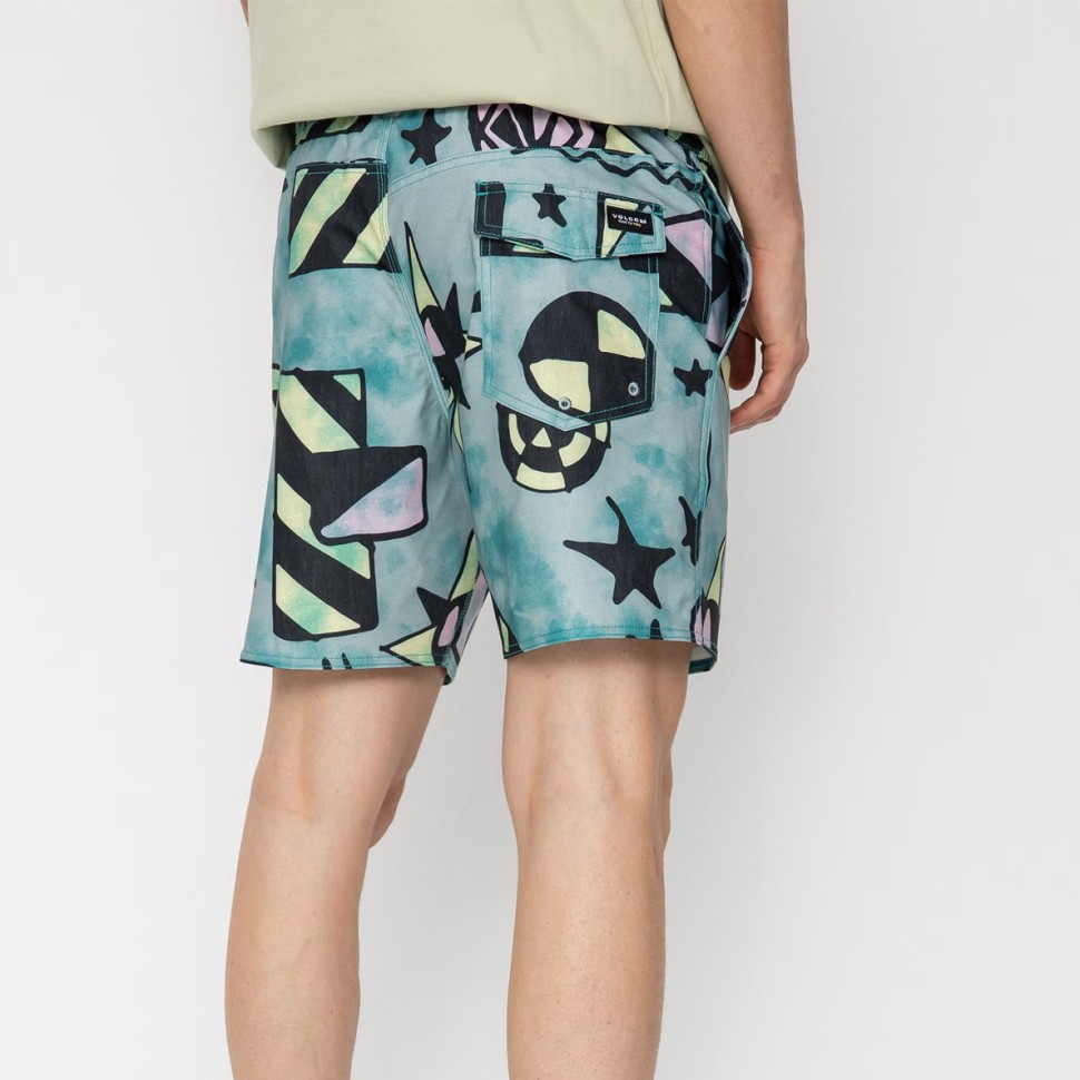 Шорты VOLCOM Chlorine Killer Stoney Trnk 17 Temple Teal 2023 фото 2