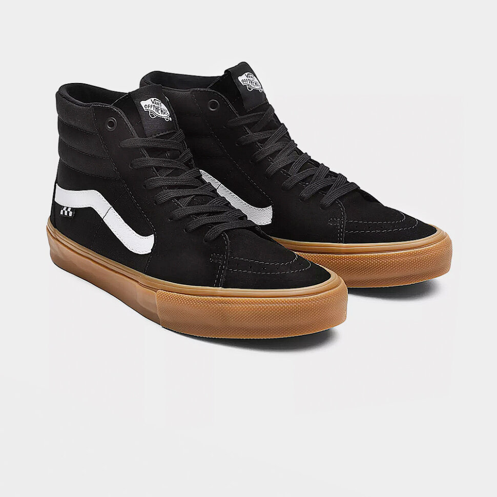 фото Кеды vans mn skate sk8-hi black/gum 2021