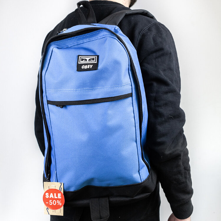 Рюкзак OBEY Drop Out Day Pack Sky Blue, фото 1