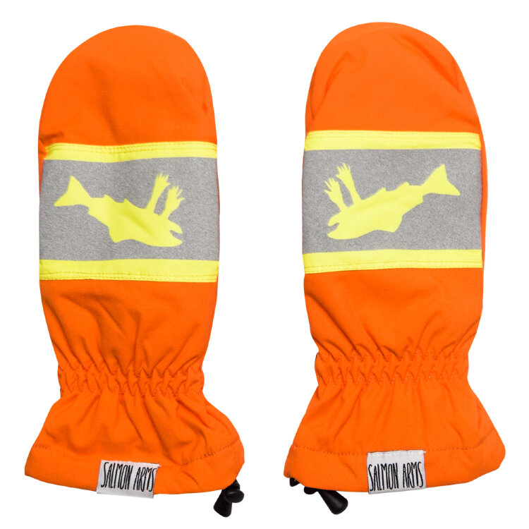 Варежки для сноуборда SALMON ARMS Classic Mitt HI-VIS 2021, фото 1