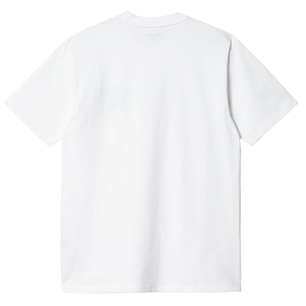 Футболка CARHARTT WIP S/S New Frontier T-Shirt White 4064958557821, размер S - фото 2