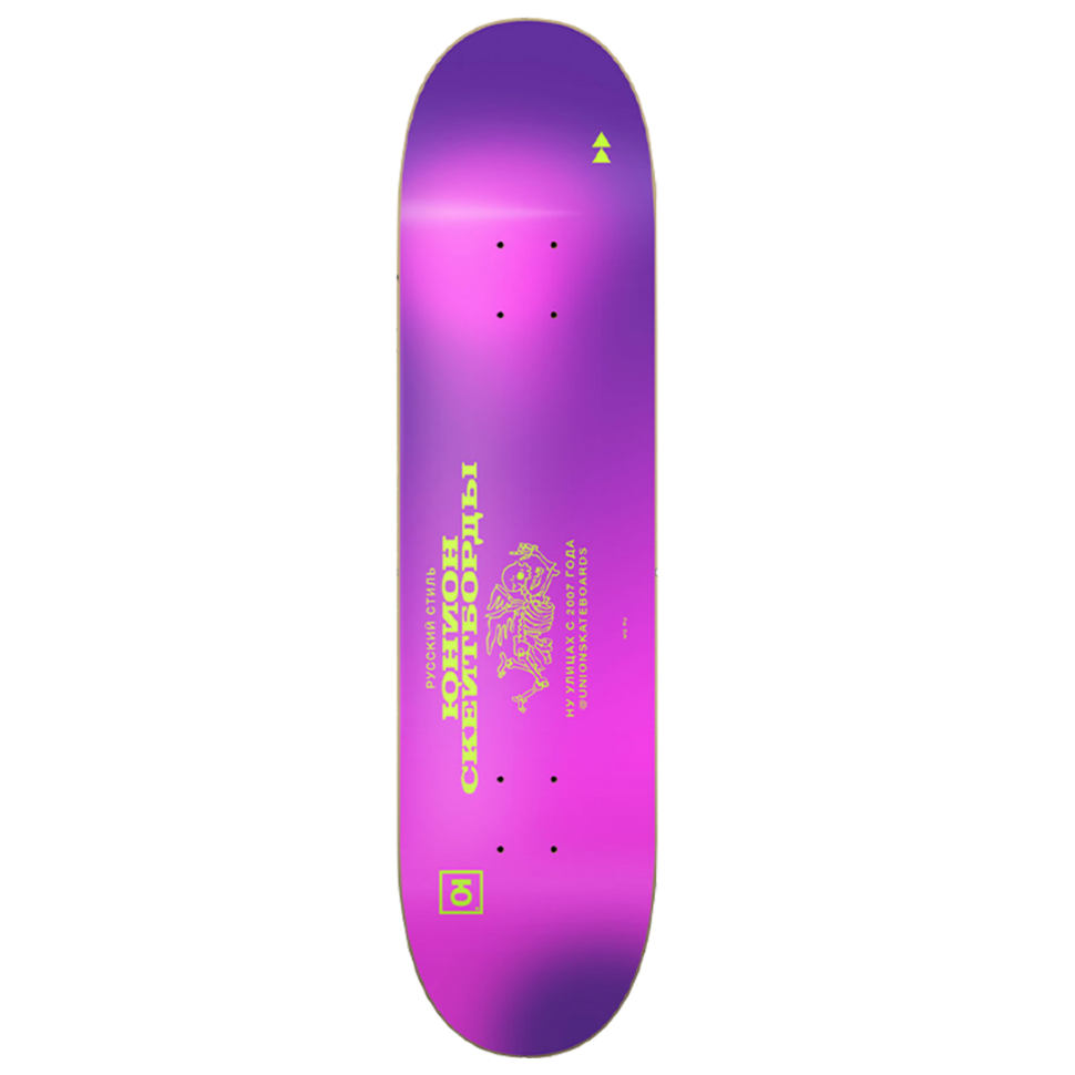 фото Дека для скейтборда юнион miracle 8.125 дюймов фиолетовый 2021