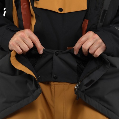 Куртка сноубордическая мужская HORSEFEATHERS Cordon Ii Jacket Spruce Yellow/Black 2024, фото 8