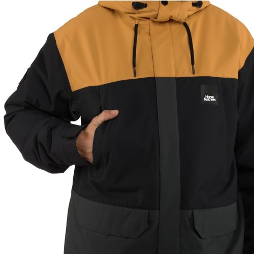 Куртка сноубордическая мужская HORSEFEATHERS Cordon Ii Jacket Spruce Yellow/Black 2024, фото 7