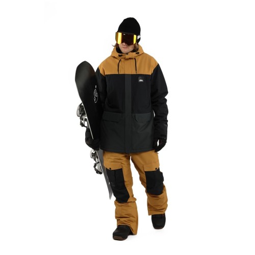 Куртка сноубордическая мужская HORSEFEATHERS Cordon Ii Jacket Spruce Yellow/Black 2024, фото 4