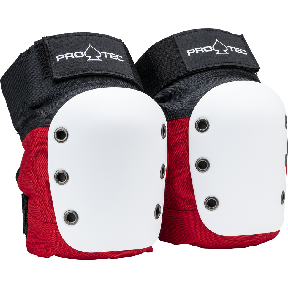 фото Комплект защиты для скейтборда детский pro-tec street jr 3-pack red white black 2021 pro tec
