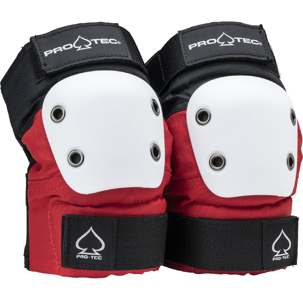 фото Комплект защиты для скейтборда детский pro-tec street jr 3-pack red white black 2021 pro tec