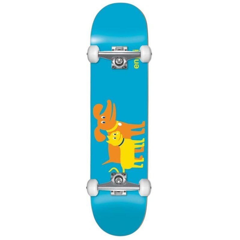 Скейтборд комплект детский ENJOI Cat & Dog Yth Fp Blue 7 2021