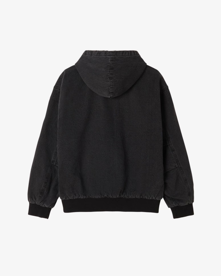 Куртка OBEY Wiltern Zip Up Hood FW25 Faded Black фото 2