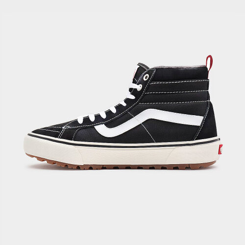 vans black black true white