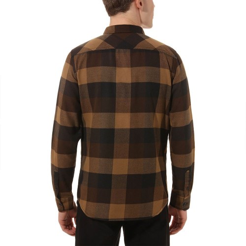 Рубашка мужская VANS Mn Box Flannel Black/Dirt, фото 2