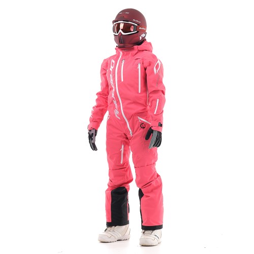 Комбинезон для сноуборда женский DRAGONFLY Ski Premium Woman Pink, фото 5