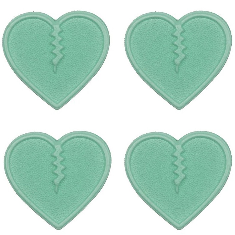 Наклейка на доску CRABGRAB Mini Hearts Aqua 2020 816235023864, размер O/S, цвет бирюзовый - фото 1