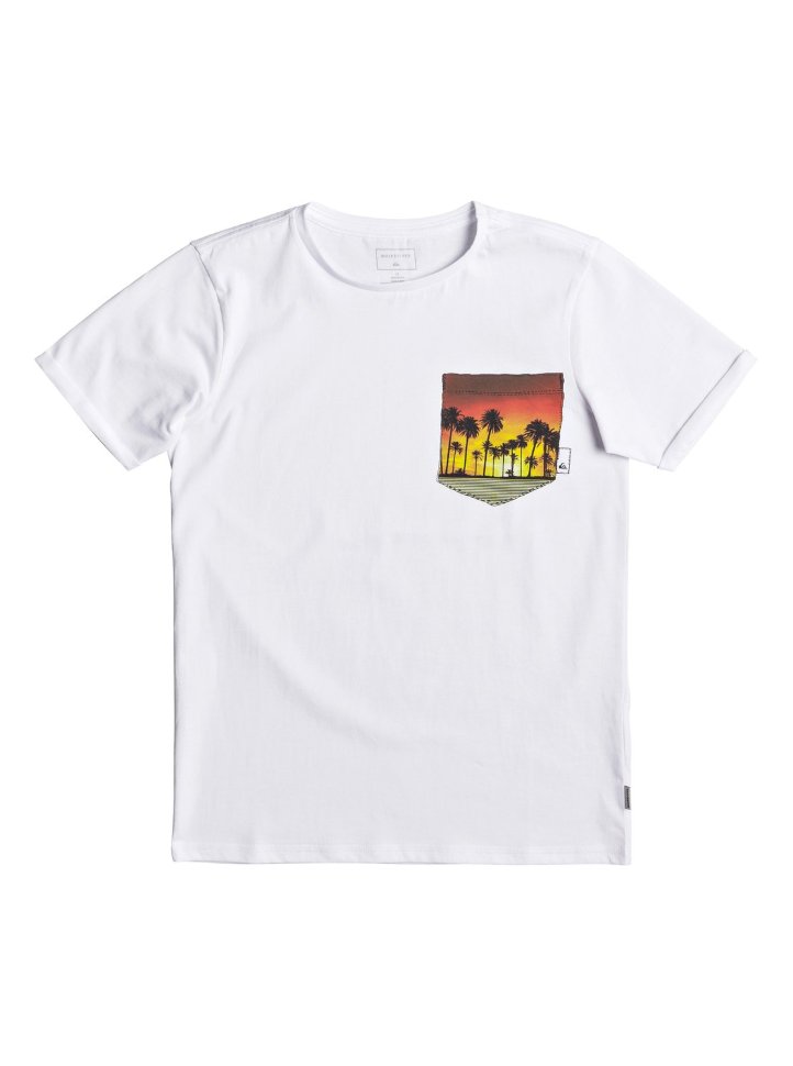 

Футболка для мальчиков-подростков QUIKSILVER Ssquadroglidey B White, Белый