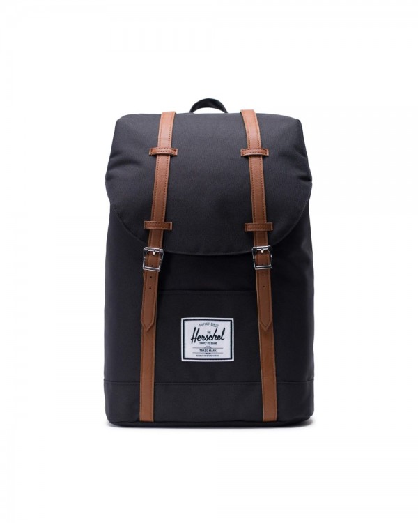 Рюкзак HERSCHEL Retreat Black/Tan Synthetic Leather , фото 1