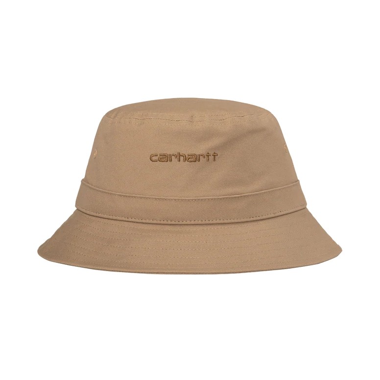 фото Панама carhartt wip script bucket hat nomad / hamilton brown 2022