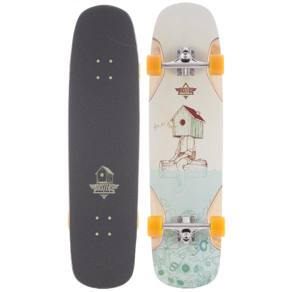 

Лонгборд DUSTERS Perch Longboard Kryptonics Yellow
