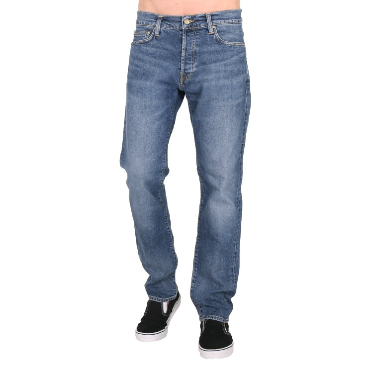 Джинсы CARHARTT WIP Klondike Pant Slim Blue Mid Used Wash 2021, фото 1