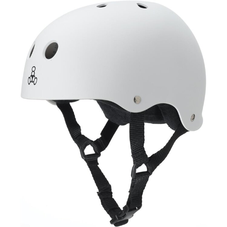 Шлем для скейтборда TRIPLE 8 Sweatsaver Helmet WHT RBR 2022, фото 1