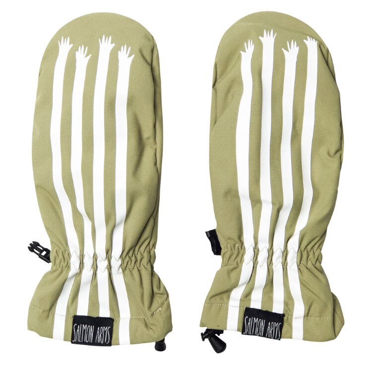 Варежки для сноуборда SALMON ARMS Classic Mitt STRIPES 2021 , фото 1