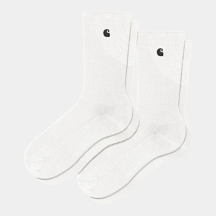 Носки CARHARTT WIP Madison Pack Socks White / Black + White / Black 2023, фото 1