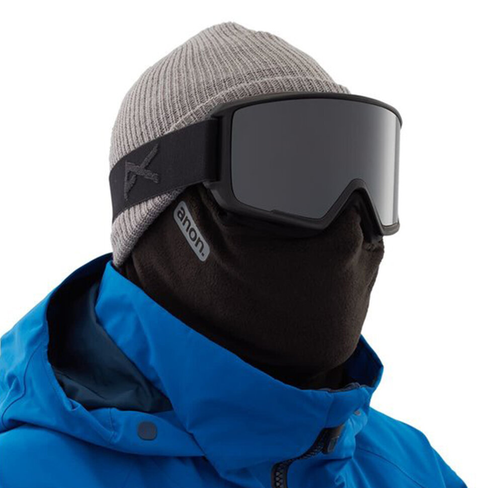 Балаклава мужская ANON M Mfi Lt Neckwarmer Black 2021 фото 2