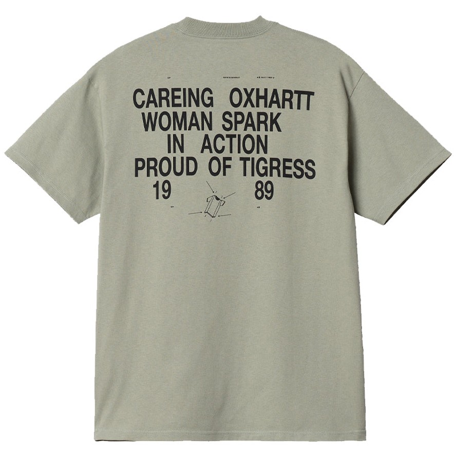 Футболка CARHARTT WIP S/S Fold-In T-Shirt Yucca 4064958438939, размер M - фото 2