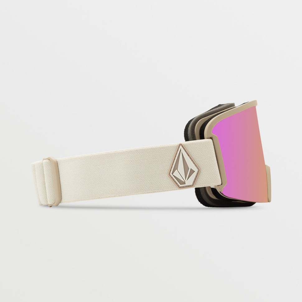 Маска горнолыжная VOLCOM Garden Khakiest/Sand Pink Chrome 2024 фото 3